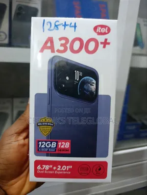 New Itel A300+ 128 GB White