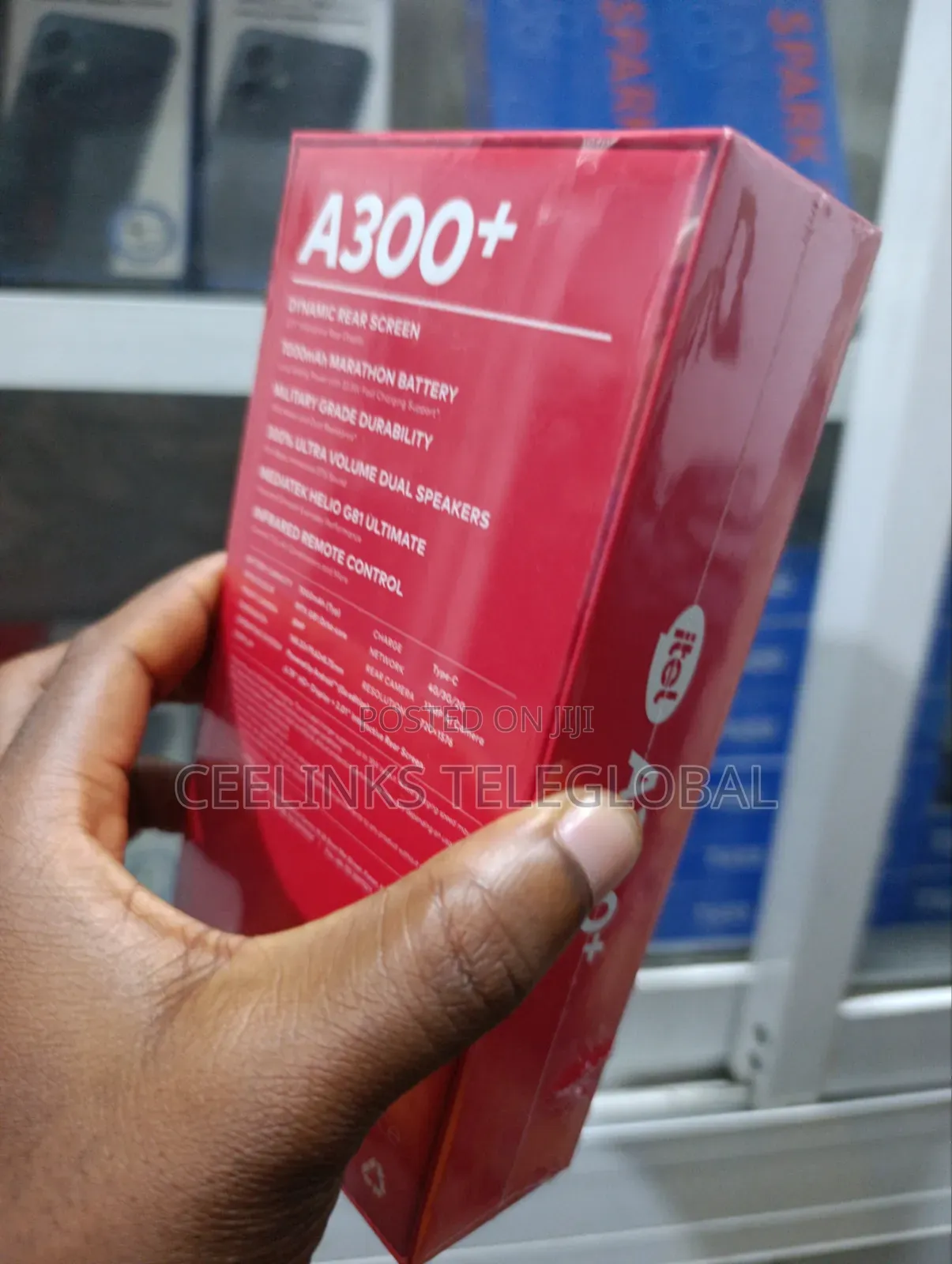 New Itel A300+ 128 GB White