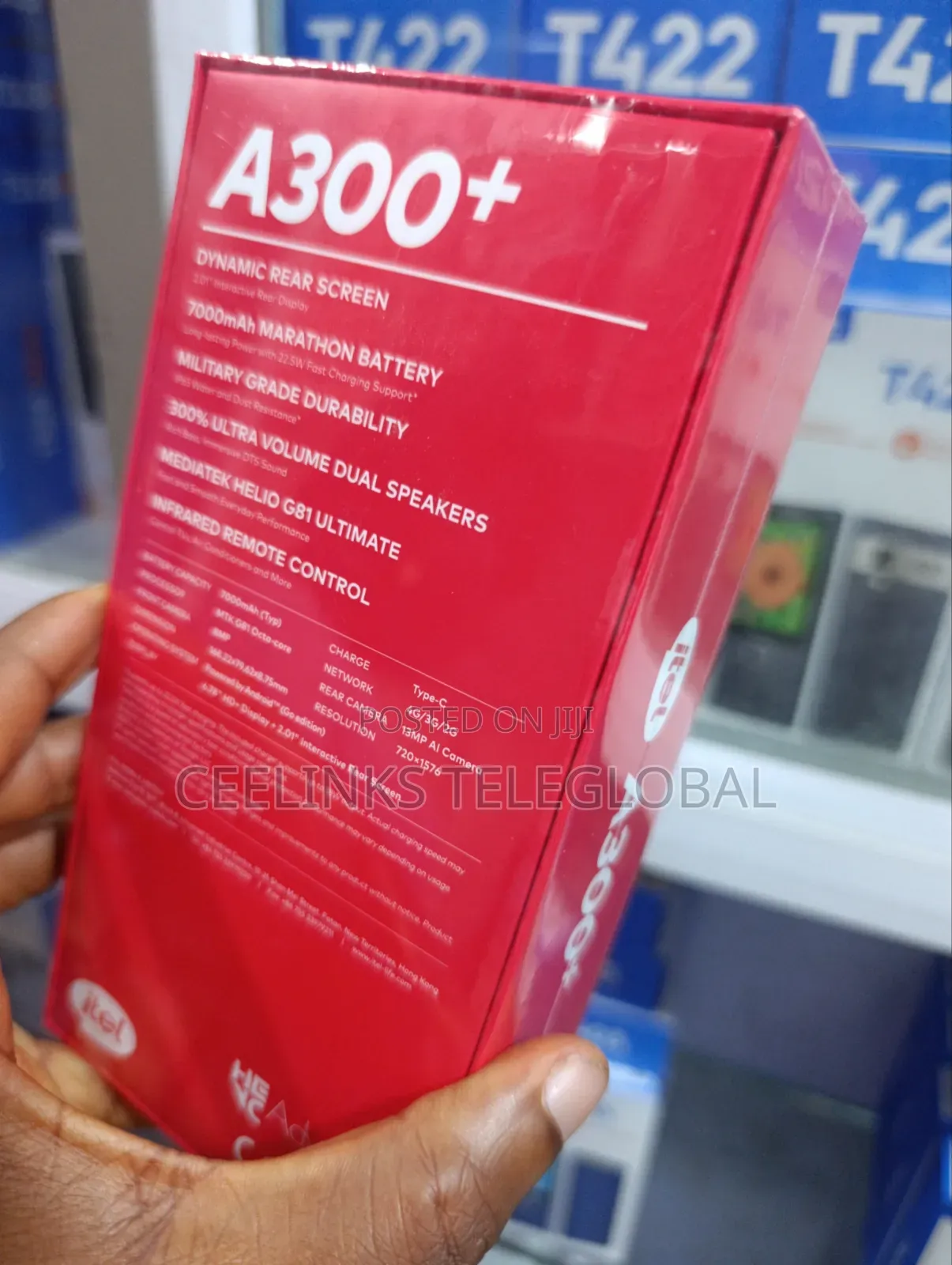 New Itel A300+ 64 GB Black