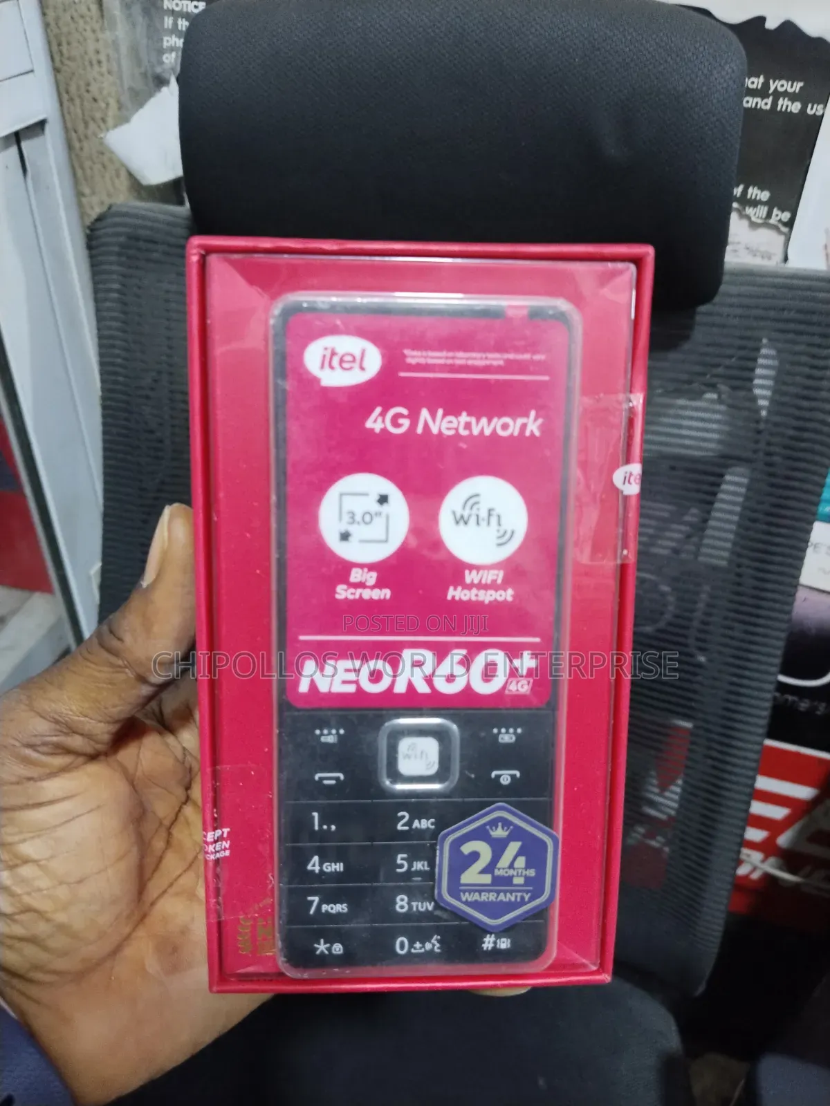 New Itel it9320 16 GB Black