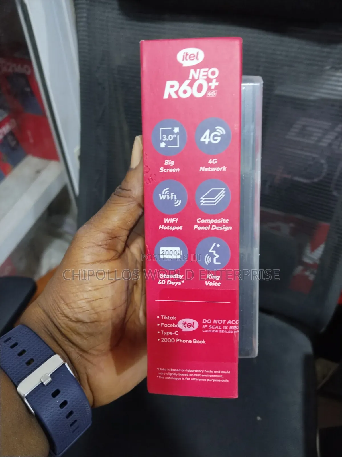 New Itel it9320 16 GB Black