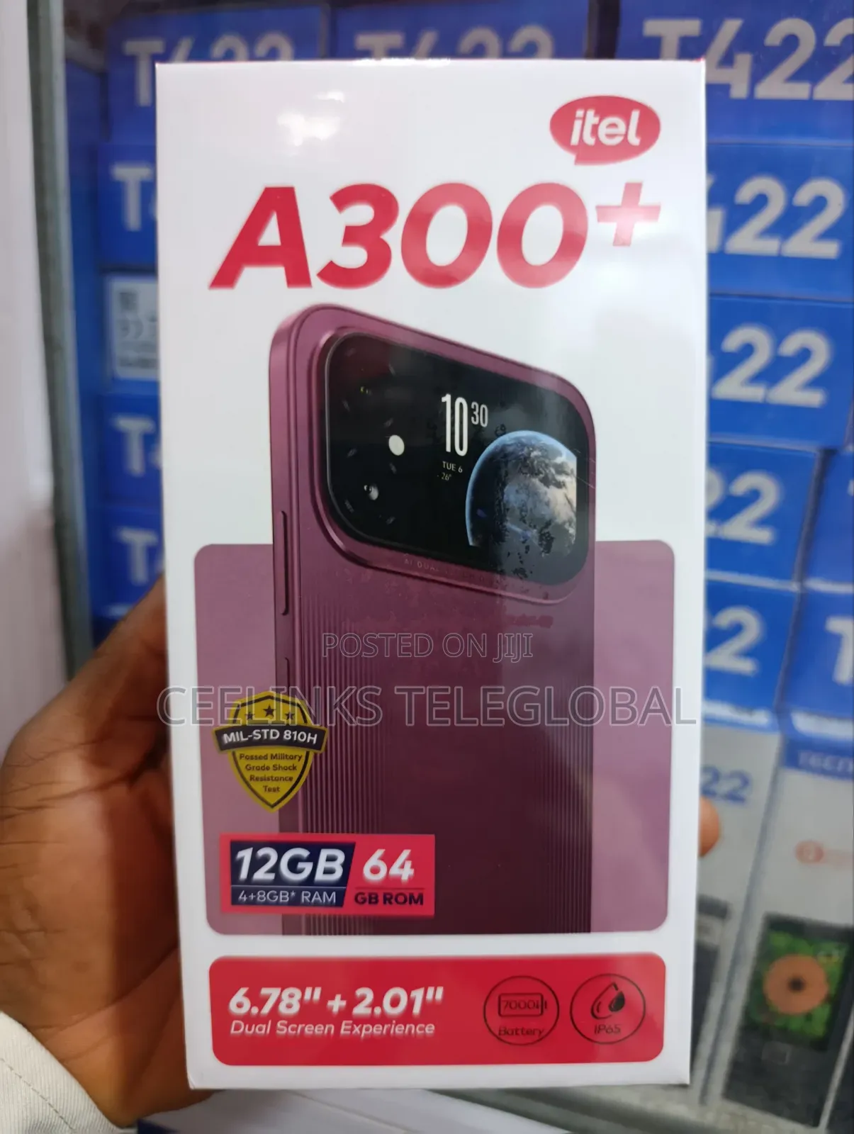New Itel A300+ 64 GB Black