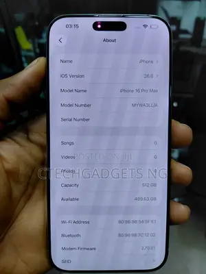 Apple iPhone 16 Pro Max 512 GB Silver
