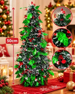 50cm Tabletop Christmas Tinsel