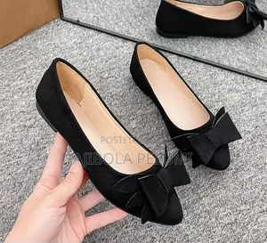 Elegant Women's Pointed Toe Shoes With Large Bow