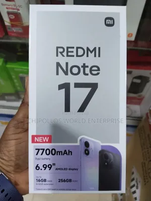 New Xiaomi Redmi Note 17 4G 256 GB Black