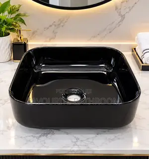 Vanity Ceramic Basin Black