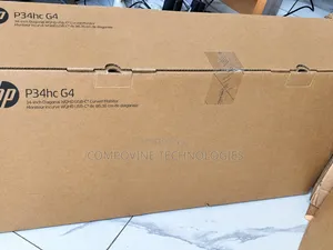 Brand New HP P34hc G4 34" WQHD USB-C Curved Monitor (21Y56AA)