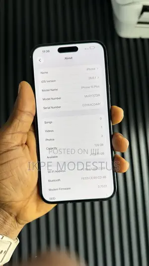 Apple iPhone 15 Plus 128 GB Black