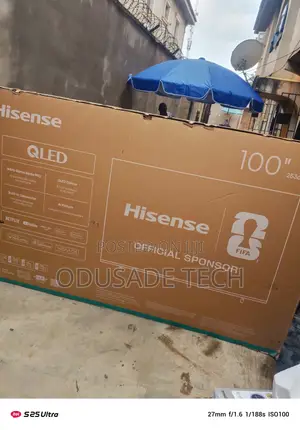 Hisense Television Model With 100-Inch QLED Screen