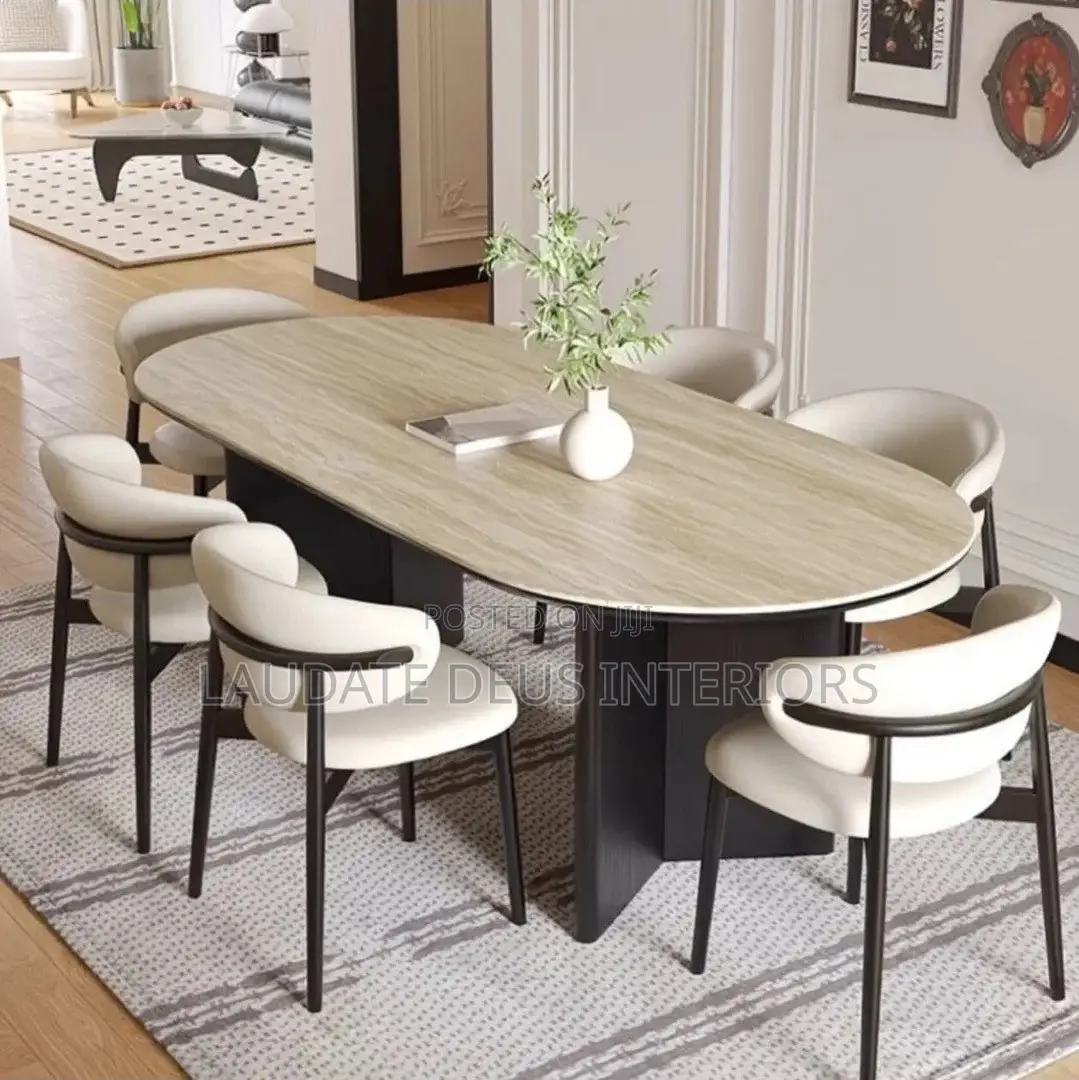 Exquisite Contemporary 6 Seaters Dining Table Hi