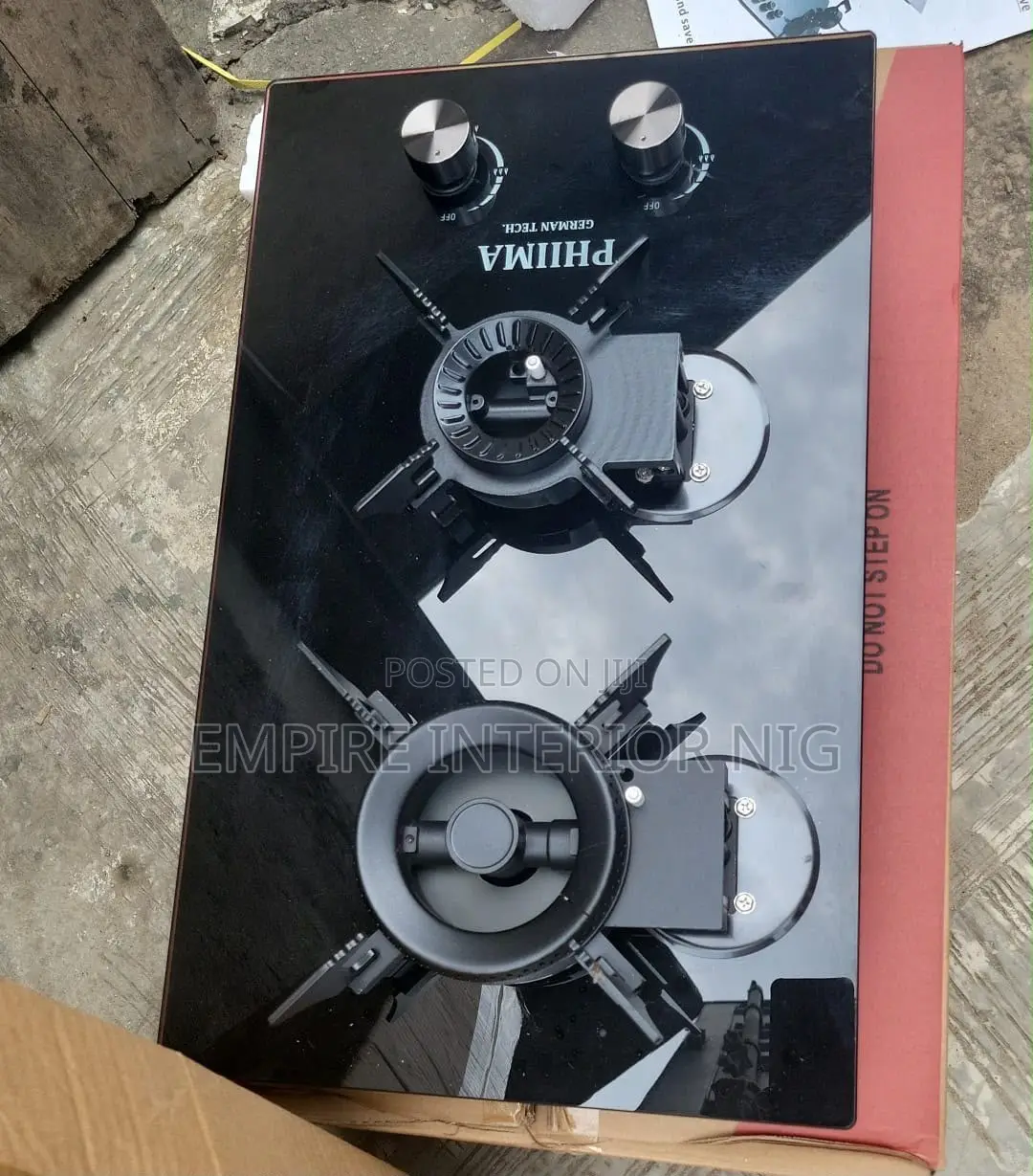Phiima 2 Burner Flip Up Gas Cooker