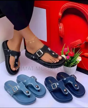 Stylish Denim Slide