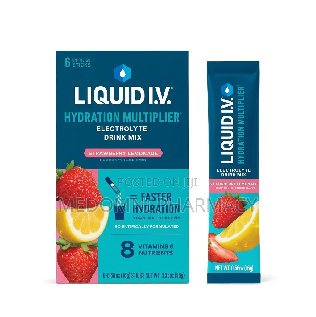 Liquid I.V. Hydration Multiplier Strawberry Lemonade - 8 Sachets