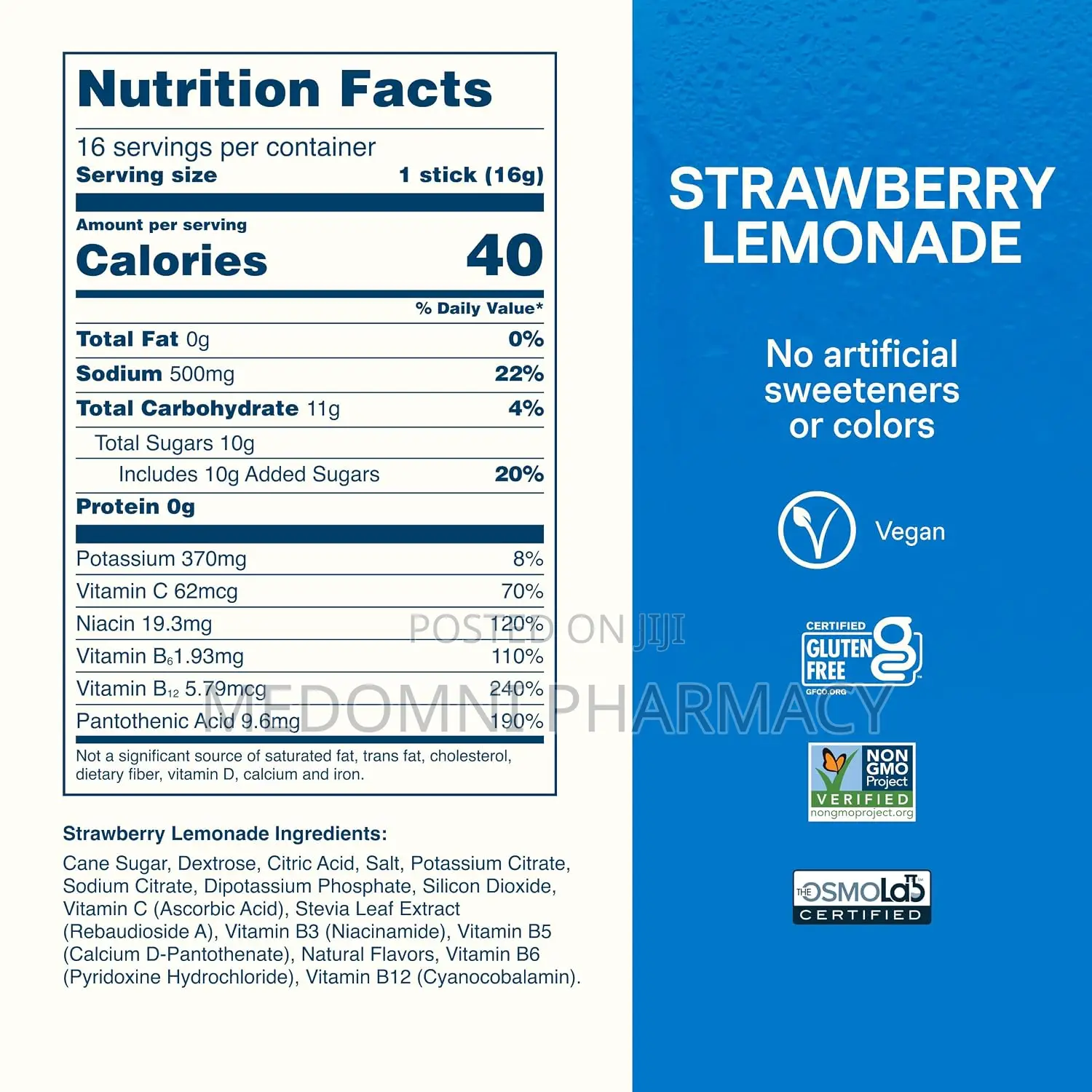 Liquid I.V. Hydration Multiplier Strawberry Lemonade - 8 Sachets