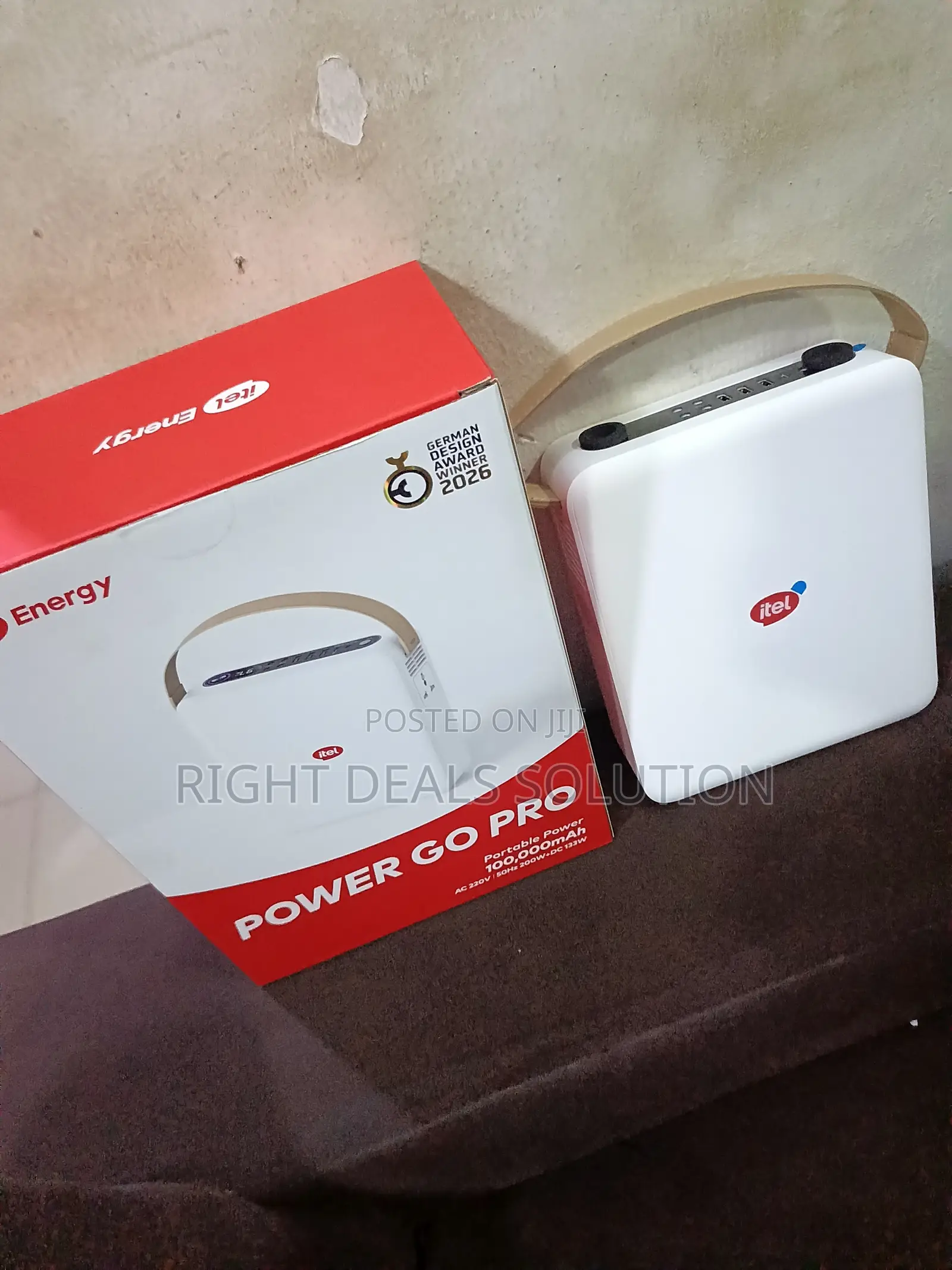 Itel PowerGo Pro Space-Saving Backup Power Station