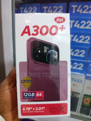 New Itel A300+ 64 GB Gray