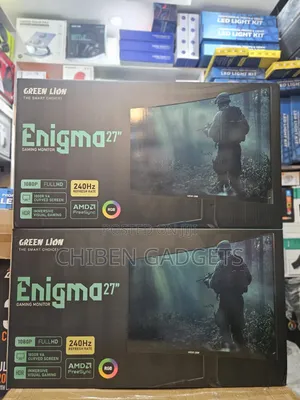 Green Loin Enigma 27 Inch Curved Gaming Monitor 240Hz, 1800R FHD