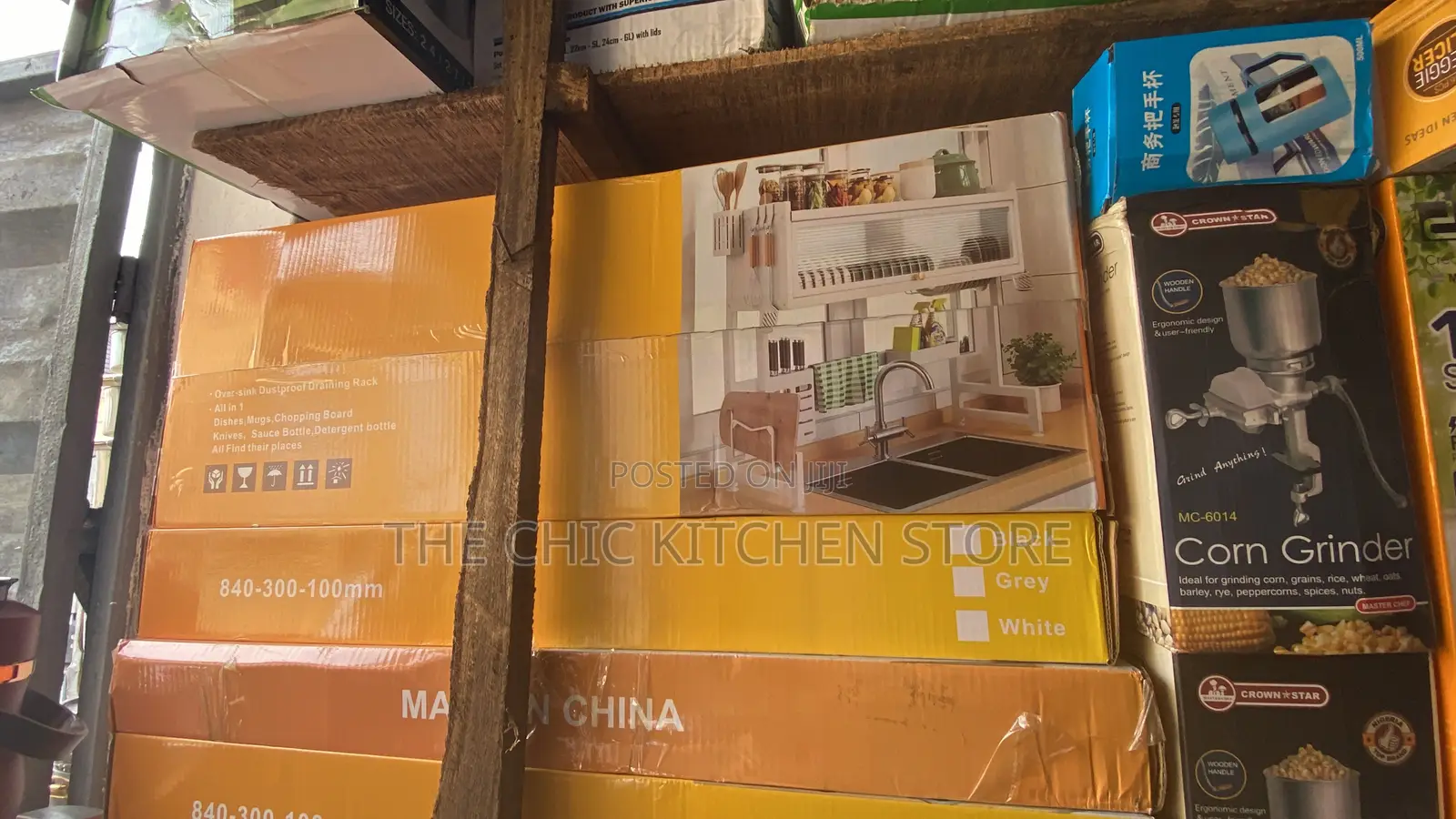 Double Layers Over the Sink Plate Rack/Dish Drainer
