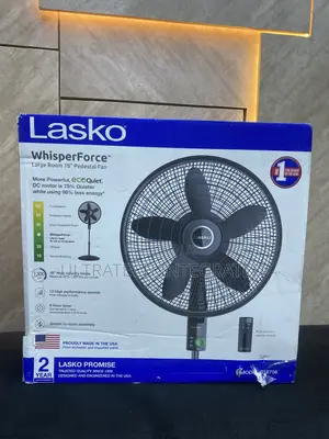 Lasko WhisperForce 18-Inch EcoQuiet DC Motor Pedestal Fan