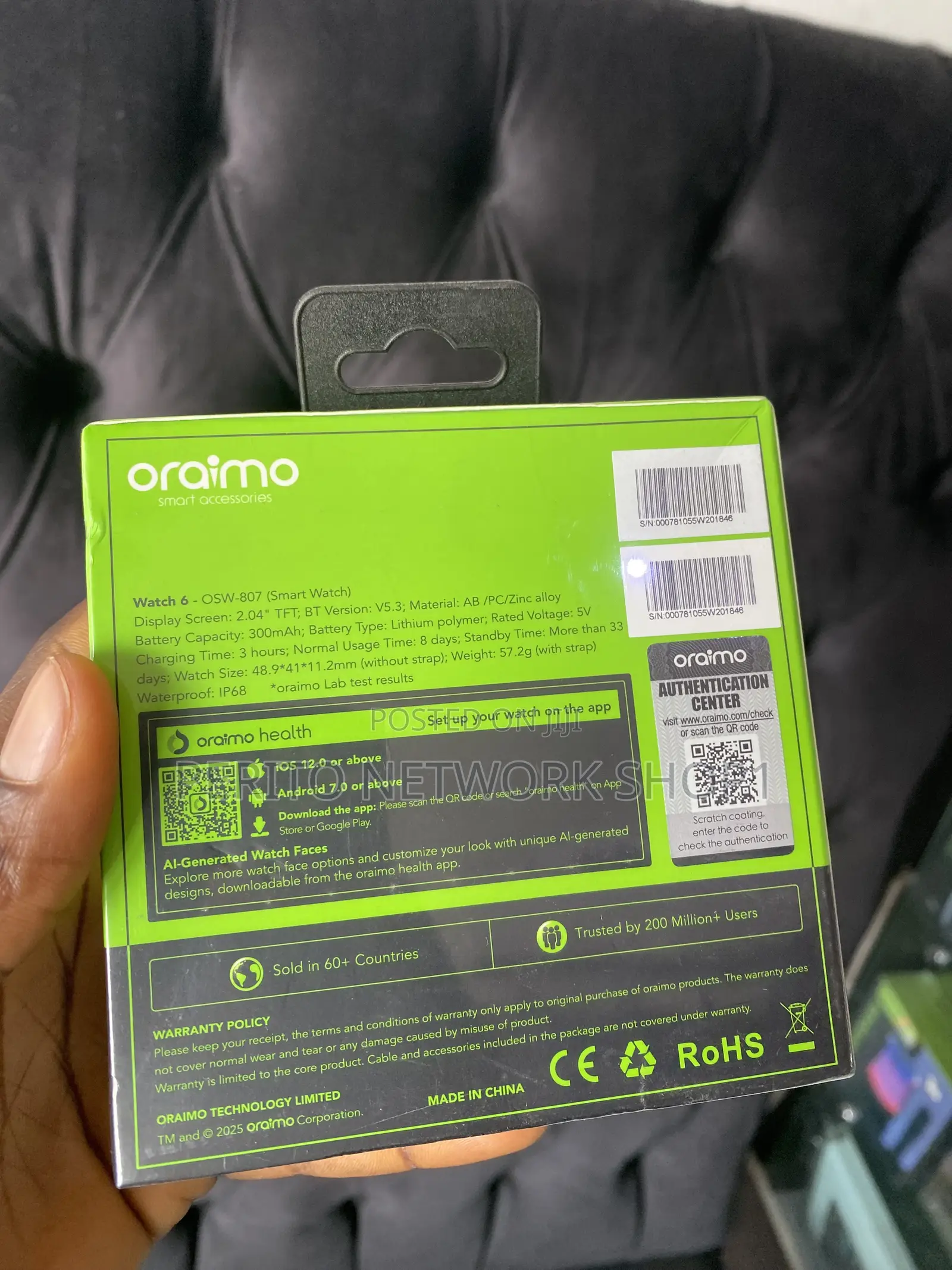 Oraimo Watch 6