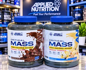 Applied Nutrition Critical Mass High Calorie Mass Gainer 2.4kg Vanilla