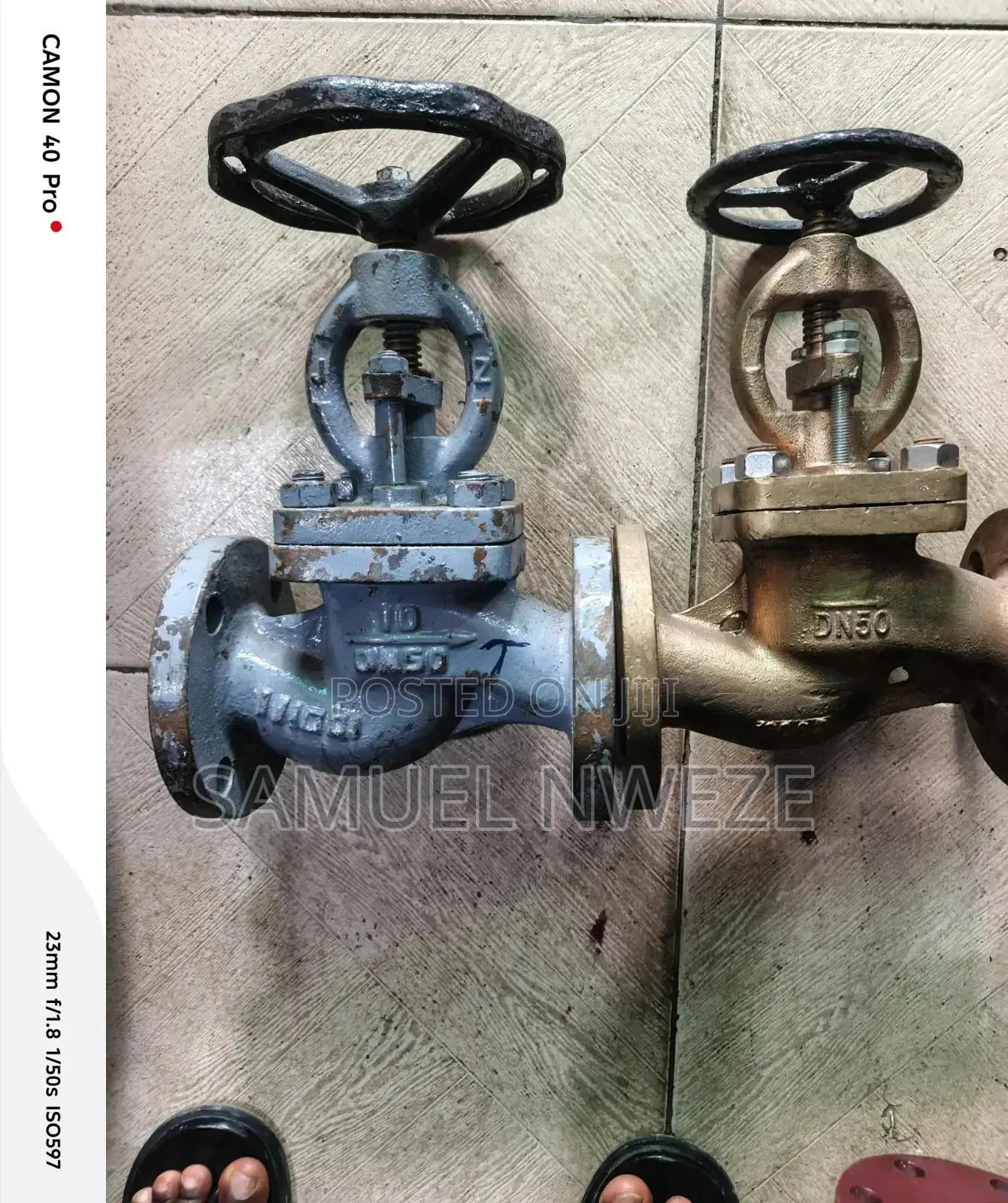 DN50 Bronze Flanged Straight-Pattern Globe Valve