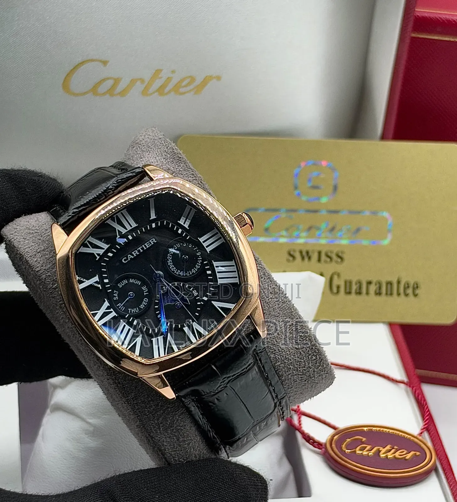 Cartier Leather Watch
Chronograph