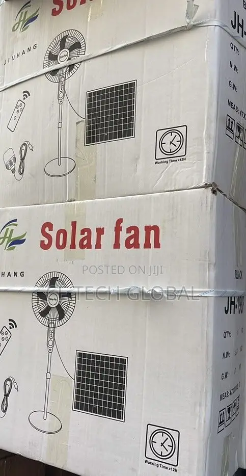 Solar Fan - Rechargeable Solar Fan