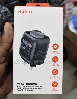 Havit Uc252 Apple Watch 65w Gan Travel Charger
