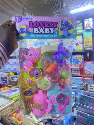 Lovely Baby Cartoon Character Kitchen & Play Food Toy Set