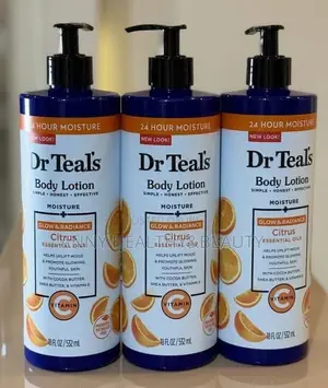 Dr Teal's Body Lotion Citrus Vitamin C - Glow & Radiance 532ml