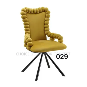 Luxury Mustard Bubble Accent Chair – Model 029