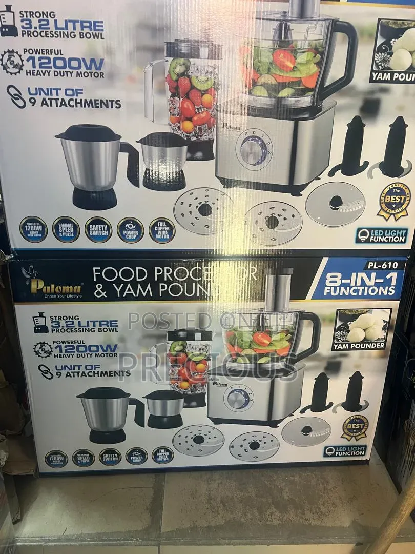 Paloma 8-in-1 Food Processor