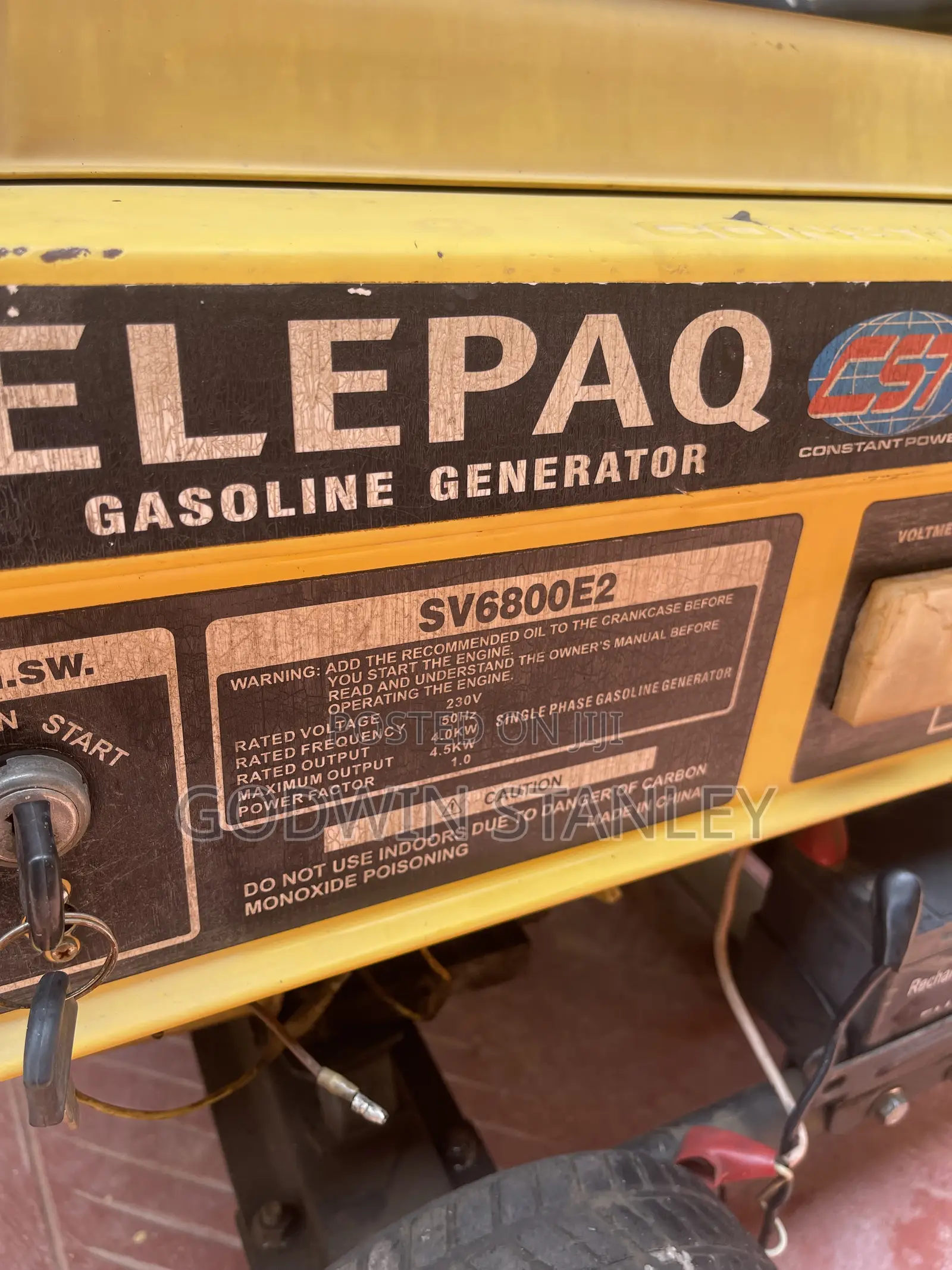 Constant Elepaq Generator 4.5kva