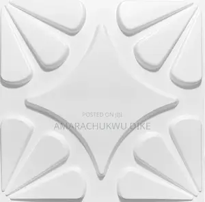3D White Color PVC Wall Ceiling Panel Interior Decor Wholesale Retail