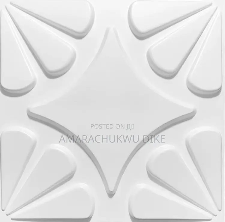3D White Color PVC Wall Ceiling Panel Interior Decor Wholesale Retail