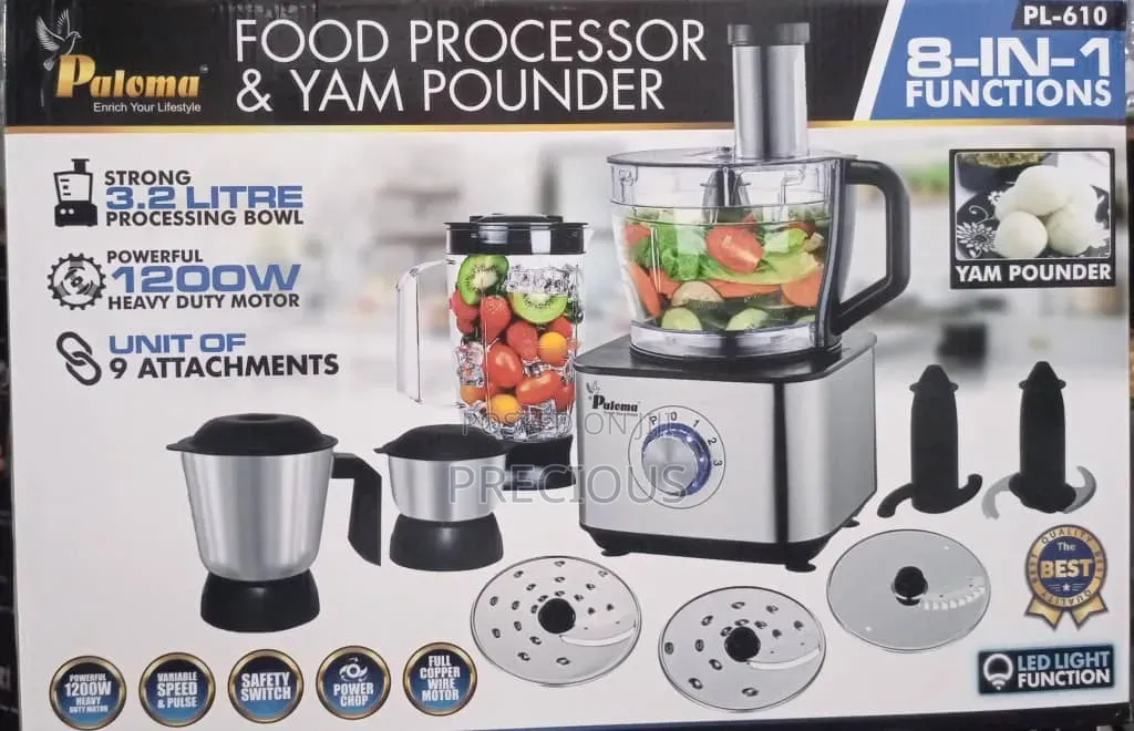 Paloma 8-in-1 Food Processor