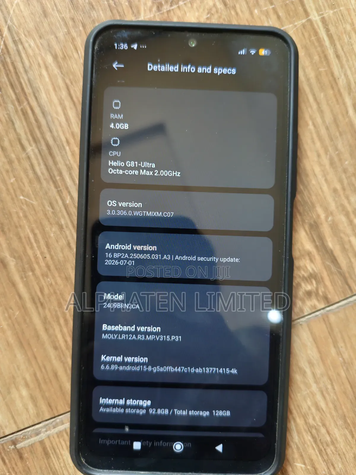 Xiaomi Redmi 14C 128 GB Silver