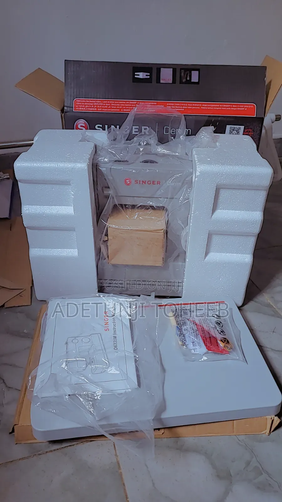 Original Singer Denim Heavy Duty Sewing Machine + Table – New Open Box
