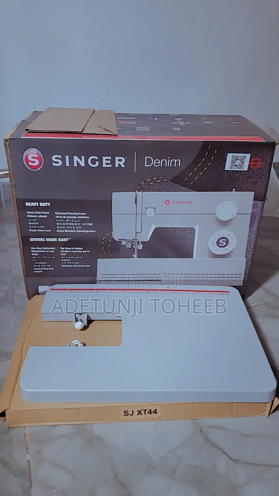 Original Singer Denim Heavy Duty Sewing Machine + Table – New Open Box