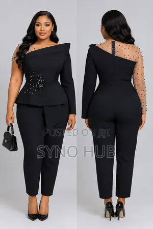 Beautiful Black Corporate Jumpsuit