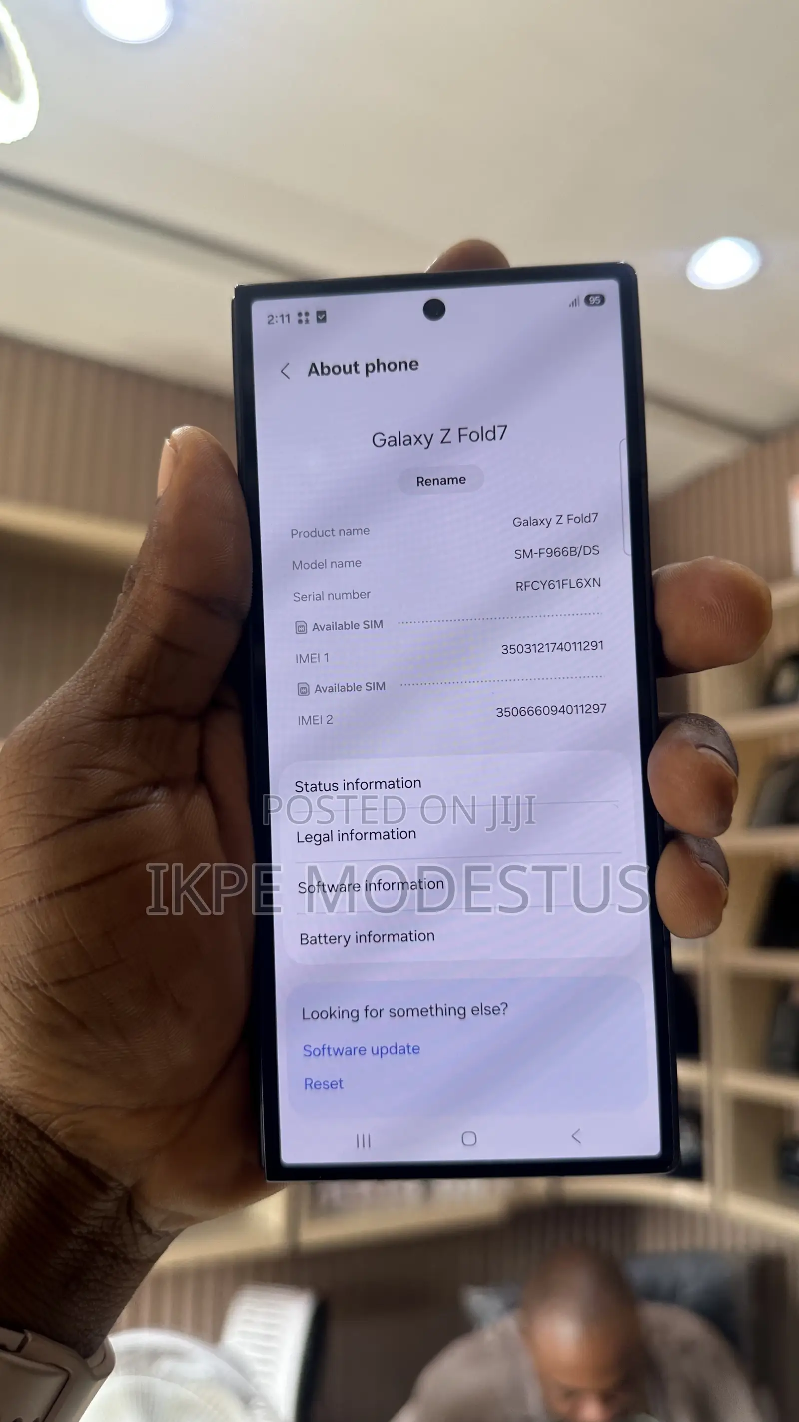Samsung Galaxy Z Fold7 1 TB Black