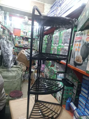 4 Steps Triangle Storage Rack. Corner Storage Rack