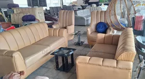Executive Leather Fabric Sofa