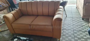 Executive Leather Fabric Sofa