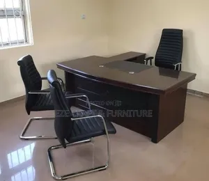 1.6meters Executive Office Table and Three Chairs