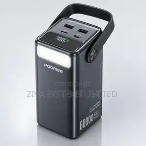 FOOMEE 60000mAh 65W Fast Charging Power Bank With LED Light