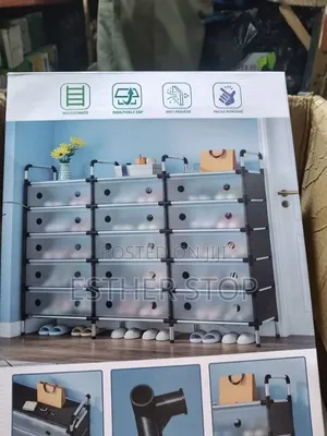 3 Set Shoe Rack With Cover