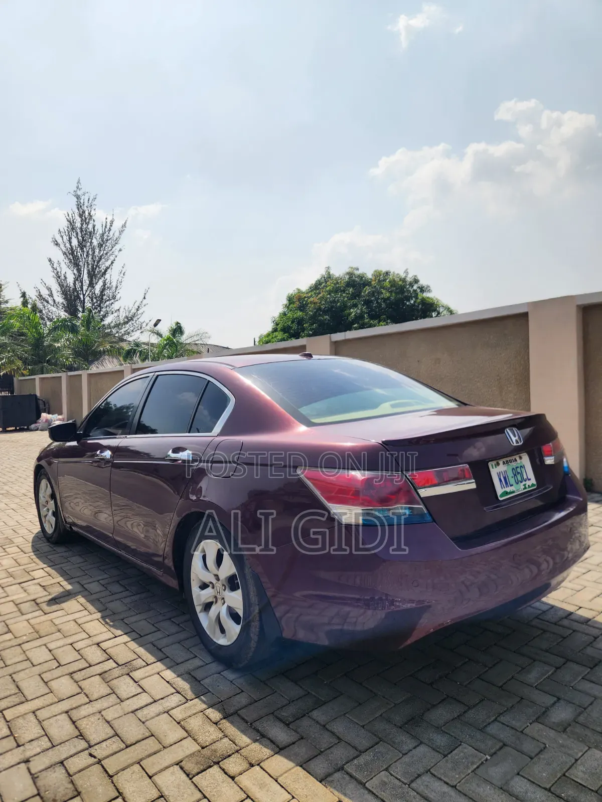 Honda Accord 2008 Maroon